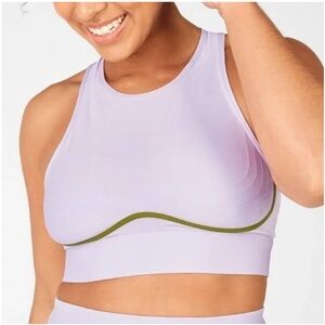 Set of Fabletics Lavender Sports Bra and Yoga Pants